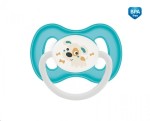 Соска-пустышка силиконовая, Canpol babies (Канпол бебиз) 1 шт арт. 23/269 (250989054) Банни энд компани симметричная 6-18 мес бирюзовая (собачка)