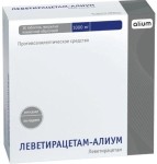 Леветирацетам-Алиум, таблетки покрытые пленочной оболочкой 1000 мг 30 шт