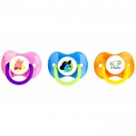 Соска-пустышка силиконовая, Бусинка 1 шт арт. 405 с кольцом 6-18 мес.