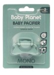 Соска-пустышка силиконовая, Baby Planet (Бэби Планет) 1 шт арт. 8471/1 Моно ортодонтическая с 3 мес оливковая